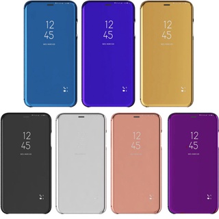 Clear Mirror Case Flip Stand Case Phone Protective Case Cover For iPhone