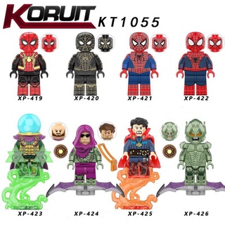 Spiderman Doctor Strange Green Goblin Lego Minifigures Bloques De Construcción KT1055 (1)