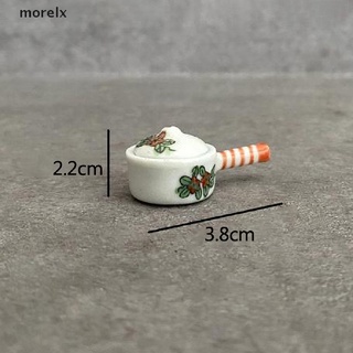 morelx 1:12 casa de muñecas miniatura utensilios de cocina utensilios de cocina mini olla olla cl
