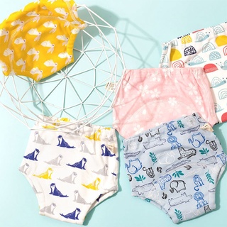 9 capas de algodón bebé pañal pantalones niño entrenamiento ropa interior para niño y niñas