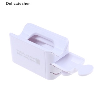 [delicatesher] inmersión powde r bandeja de reciclaje de uñas purpurina caja de almacenamiento de manicura herramientas calientes