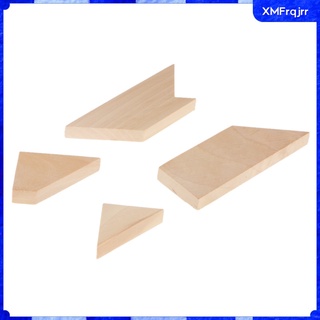 strategic kid\\\\'s juguete viejo rompecabezas de madera en forma de t tangram juegos regalo creativo