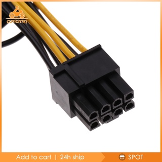 [cut1-9] Pci-e 8 pines a Dual 8 pin/8 pin-2x (6+2pin) Cable de alimentación de vídeo gráfico