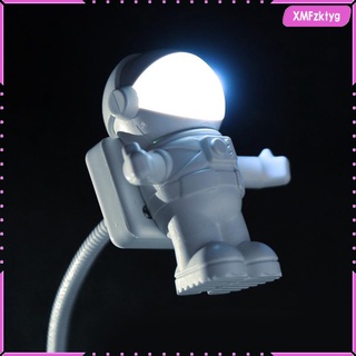 lindo 0.5w astronauta en forma de luz de noche usb spaceman lámpara de lectura portátil (7)
