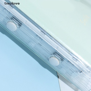 [twolove] cuaderno transparente anillo carpeta mini hoja suelta libro de mano estudiante portátil [twolove] (3)