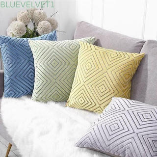 Bluevelvet1 funda De almohada cuadrada Geométrica/multicolorida Para decoración del hogar/Sofá