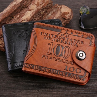 Flash 1 pza monedero monedero diseño corto diseño de dólar Vintage para tarjetas de dinero de negocios