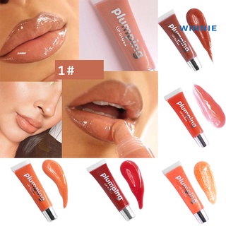 [Winnie] Waterproof Long Lasting Lip Plumper Gloss Oil Moisturizing Lipstick Cosmetics