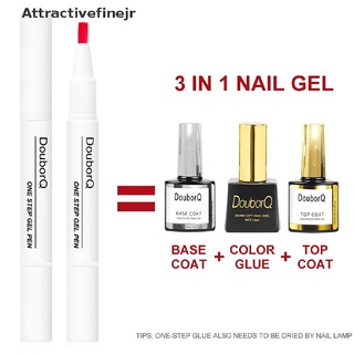 【AFJR】 UV Nail Semi-permanent Base Coat Primer Nail Art Extension UV LED Gel Nail Set 【Attractivefinejr】