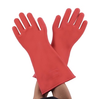 0825# Insulated 4500V High Voltage Electrical Insulating Gloves For Electricians