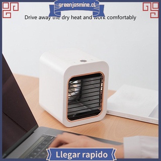 gj aire acondicionado usb enfriador de aire humidificador purificador de escritorio mini ventilador de refrigeración