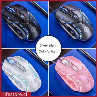 [ READY STOCK] Gaming Mouse Wired Mouse 6D 4-Speed DPI RGB Gaming Mouse for PUBG Computer Laptop Gaming Mouse lifestore.cl