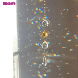 [onelove] crystal sun catcher ventana colgante prisma decoración arco iris ventana decoración