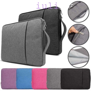 IULI1 13.3 14 15.6 inch Portable Laptop Sleeve Case Ultra Thin Protective Pouch Laptop Handbag Universal Fashion Large Capacity Shockproof Notebook Cover/Multicolor