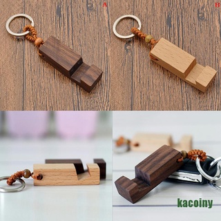 [KACOINY] nuevo soporte de madera retro para teléfono, llavero, llavero, accesorio de moda UBYH