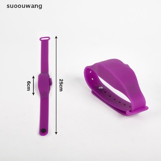 (hotsale) Silicone Liquid Wristband Hand Dispenser Alcohol Dispensing Bracelet Wrist Strap {bigsale} (9)