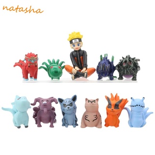 Natasha regalos de navidad para niños de PVC juguetes Anime figura decoración muñecas figura modelo figuras de acción Naruto figura
