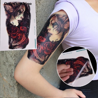 <Onlysunshine> 1pc maquillaje belleza niña tatuaje brazo arte corporal impermeable temporal tatuaje pegatinas