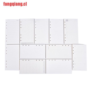 [fangqiang]A6 hoja suelta cuaderno recarga espiral carpeta planificador interior P