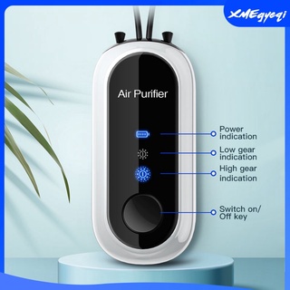 Tamao del viaje del filtro de aire del purificador de aire del generador de iones negativos que cuelgan del cuello (1)