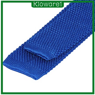 [KLOWARE1] Corbata de corbata tejida lisa de lujo para hombre sólido de punto Casual Formal largo