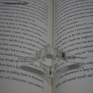(hotsale) 1Pcs Thumb Book Page Holder Clear Page Spreader Transparent Thumb Bookmark Novel {bigsale}