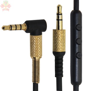 Reemplazo flash audiocable 2017 nuevo Cable de Audio de repuesto para Marshall Major II Monitor Cable de auriculares con micrófono remoto Control de volumen