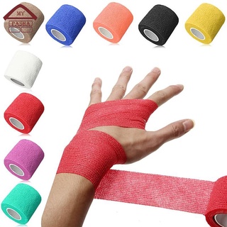 vendaje de primeros auxilios tratamiento médico cuidado de la salud autoadhesivo elástico tela no tejida