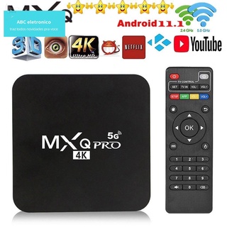 Caja De Tv Inteligente 4K PRO 5G 16gb/256gb Wifi Android 10.1 Box Smart MXQ 4K (1)