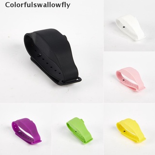 Colorfulswallowfly Silicone Liquid Wristband Hand Dispenser Alcohol Dispensing Bracelet Wrist Strap CSF