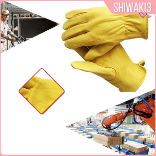 [Shiwaki3] Guantes de seguridad Industrial de piel de oveja para conductor de trabajo guantes de construcción tamaño S