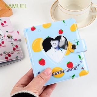 SAMUEL 3 Inch Album Photo Album Mini Album Card Collection Book Binder Album Photography Picture Case Photocard Holder Kpop Star Chasing Album Card Holder Polaroid Album Kpop Photo Album