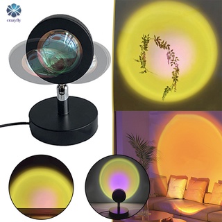 Sun/Sunset proyector lámpara USB LED atmósfera lámpara de pie ángulo ajustable pequeña luz de noche para el fondo del hogar