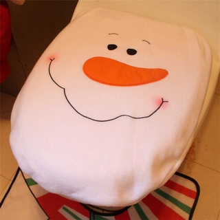 Navidad muñeco de nieve hogar tela asiento de inodoro cubierta del radiador cubierta de la tapa del hogar