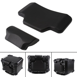 PU Universal Rear Backrest Accessories Fits for Motorcycle 2Pieces A Type 3D