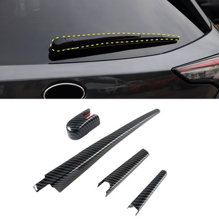 For Subaru Outback Legacy 2020 2021 Car Rear Window Rain Wiper Cover Trim Decor Molding Accessories Carbon Fiber Sticker (2)