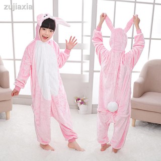 Niños Niñas Tigre Ciervo Pijamas De Franela Kigurumi Cosplay Animal Disfraz Ropa De Dormir Mono Edad 2-12 Años (8)