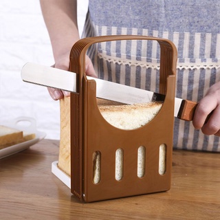 spacefication creativo pan cutte gadgets tostadas rebanador de pan rebanada estante uso en el hogar conveniencia plástico herramientas de hornear ayudas de cocina herramientas de corte (3)