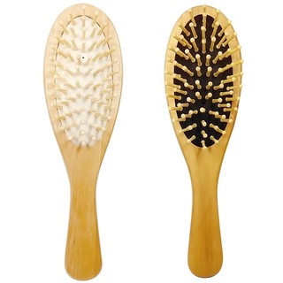 Cepillo de madera para la ventilación del cabello queratina cuidado de la salud y belleza SPA cabeza masaje peine