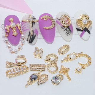 Yuduo joyería/accesorios De uñas con Cristal/diamante/ zirconia/Metal/3d (4)