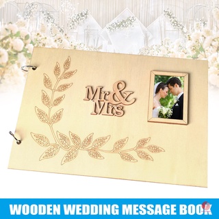Libro De firma De madera Personalizado Diy decoración Para fiesta De boda