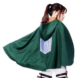 Anime Shingeki no Kyojin capa capa ropa cosplay ataque en Titan