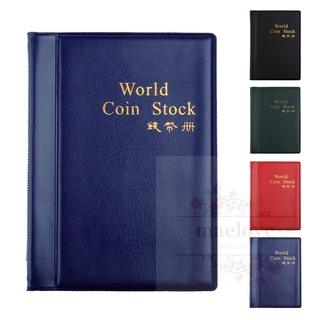 Colección De 120 Bolsillos De Monedas Coleccionando Soporte De Almacenamiento Dinero Penny Álbum Libro