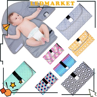 ledmarket.cl portátil al aire libre impermeable bebé pañal almohadilla plegable pañal alfombra embrague
