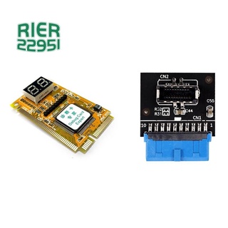 Computer Motherboard USB 3.0 Front Expansion Card with 3 in 1 Debug Card Mini PCI PCI-E LPC Analyzer Tester (1)