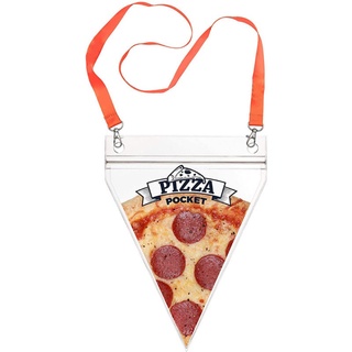 clcz - bolsa portátil para pizza, gran regalo, relleno o para el amante de la pizza! (6)