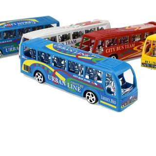 De "City Bus inercial Cars niños juguetes modelo de coche vehículos bebé juguete diseño paisaje (2)