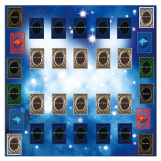 YU-GI-OH babyya - alfombrilla de juego de goma (60 x 60 x 60 cm, estilo galaxy)