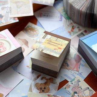 400 hojas vintage diario diy cuenta de mano decoración material papel mantequilla scrapbook diseño diario (5)