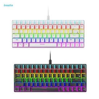 brea teclado con cable usb impermeable arco iris rgb retroiluminado con cable pc gaming teclados